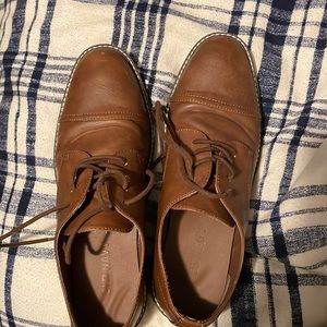 mend dressy brown shoes